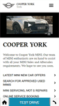 Mobile Screenshot of cooperyorkmini.co.uk
